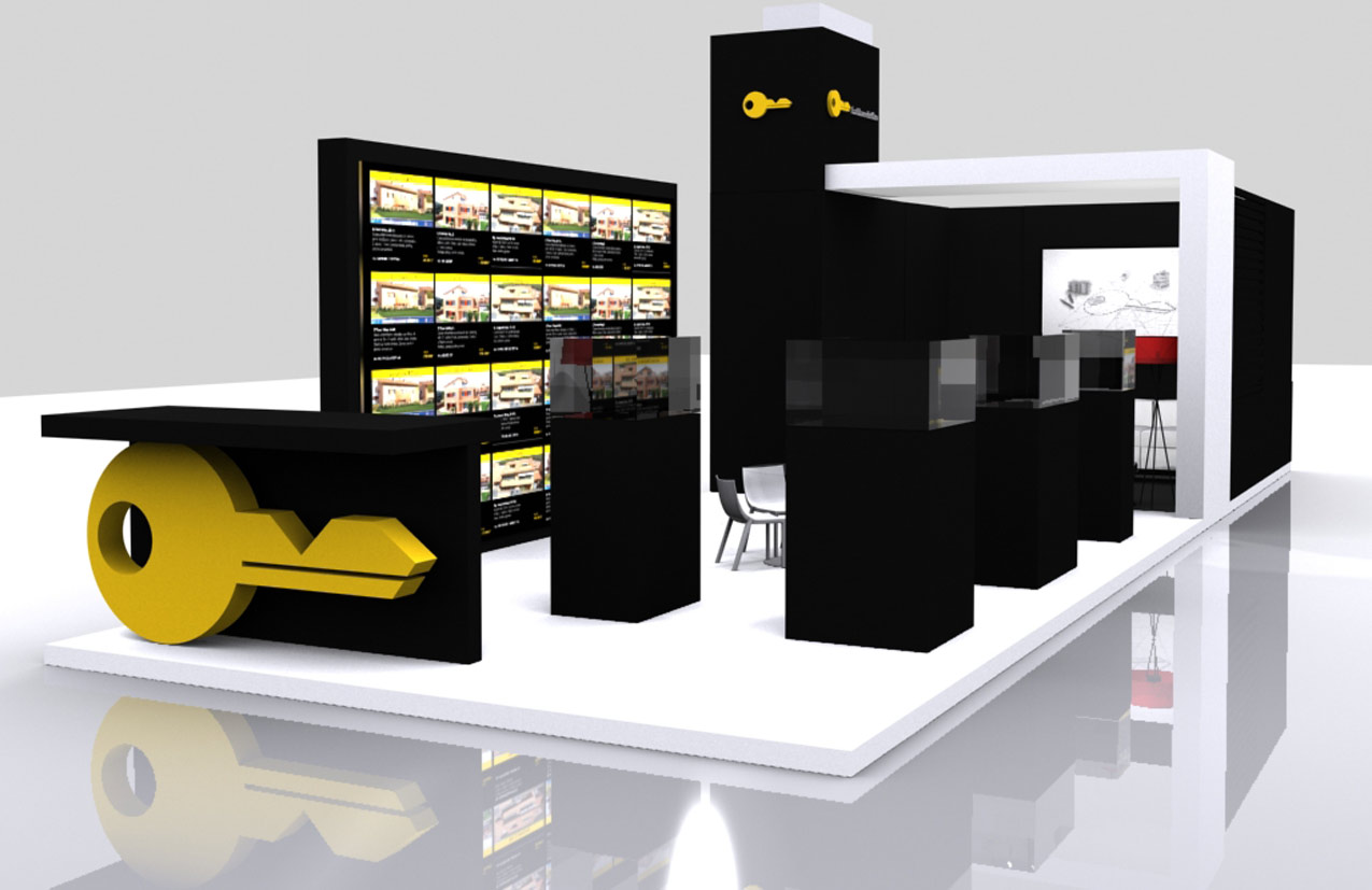 AZULAZULETE · Arquitectura e Interiorismo –  Stand de Feria Llave de Oro