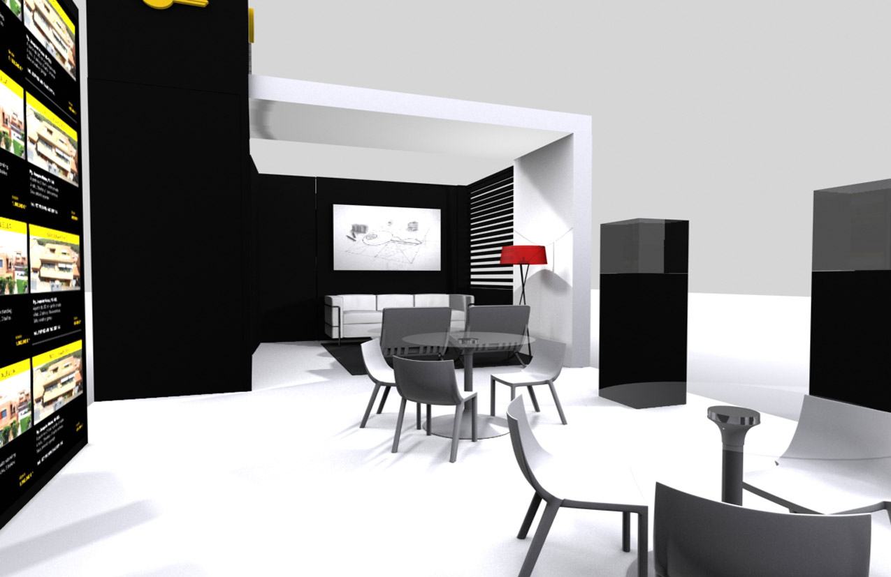 AZULAZULETE · Arquitectura e Interiorismo –  Stand de Feria Llave de Oro